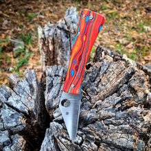 Load image into Gallery viewer, Spyderco Watu Hole Delete Flame On
