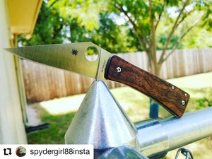 Custom Knife Scales - Spyderco Para3 Americana Ridgeback G-carta – Trifect  Custom Shop